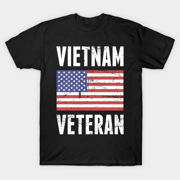 American Flag | Vietnam Veteran T-Shirt by MeatMan